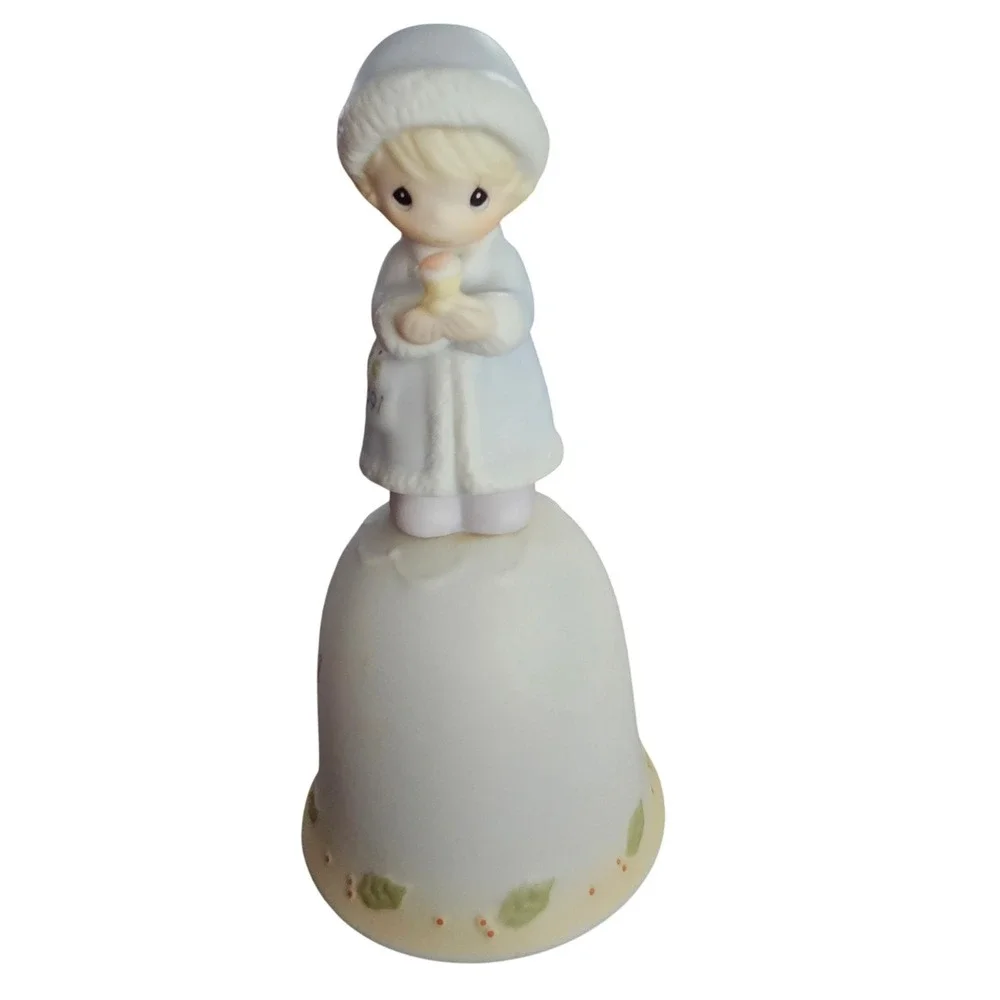 Precious Moments 1991 Christmas Bell May Your Christmas Be Merry 524182 Vintage